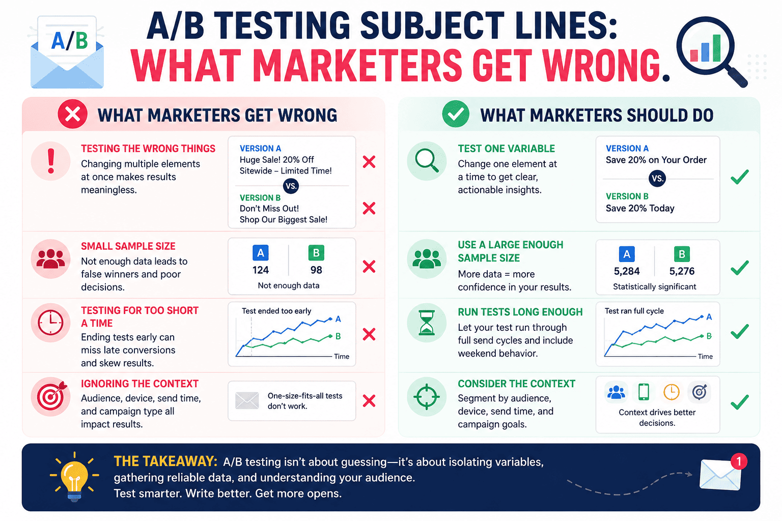 A/B Testing Subject Lines: What Marketers Get Wrong