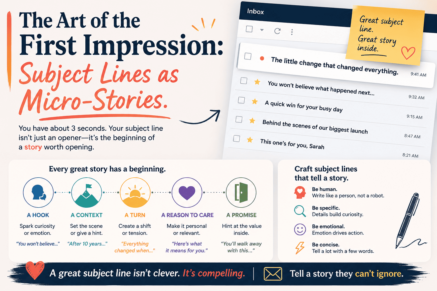The Art of the First Impression: Subject Lines as Micro‑Stories